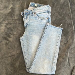 Lucky brand skinny cropped jeans